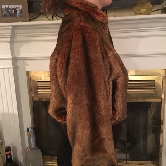 Azzure Vintage Women’s faux fur jacket. Size XL - Picture 4 of 6